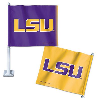LSU Tigers WinCraft 12" x 15" Double-Sided Car Flag