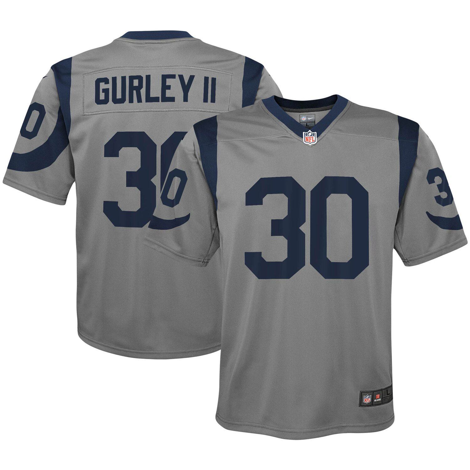 Todd Gurley II Gray Los Angeles Rams 