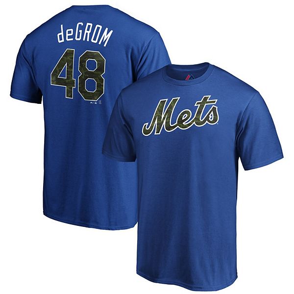 Majestic Men's Jacob deGrom New York Mets Carbon Fiber Player T-Shirt -  Macy's