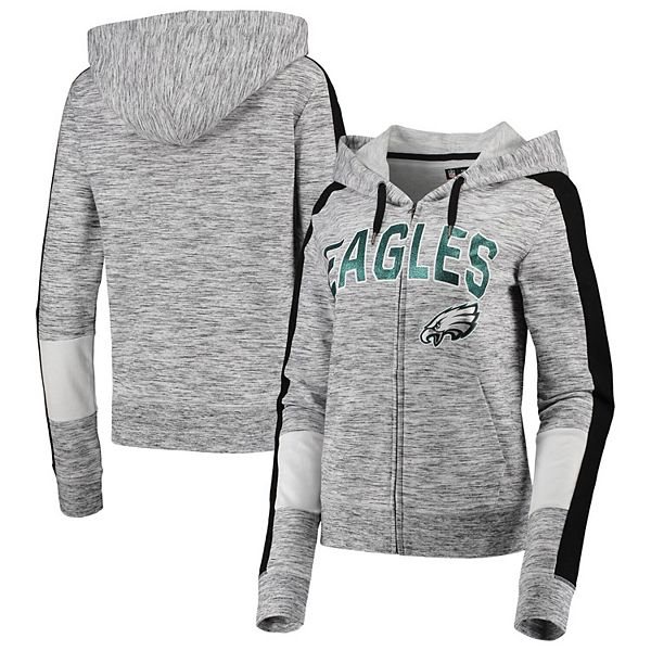 Women's Fanatics Branded Midnight Green/Black Philadelphia Eagles Forever Fan Full-Zip Hoodie