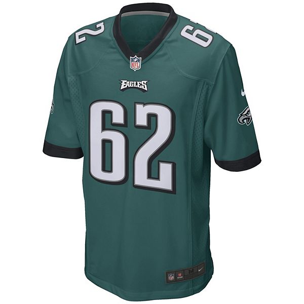 Mens Philadelphia Eagles Jason Kelce Nike Midnight Green Game Jersey