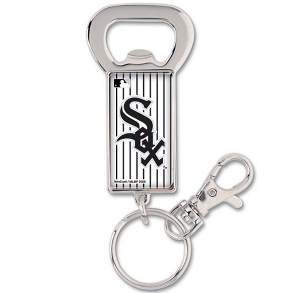 Chicago White Sox Premium Carabiner Keychain Bottle Opener Combo Baseball 