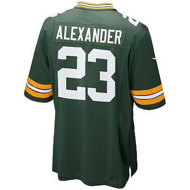 Men's Nike Jaire Alexander Green Green Bay Packers Game Player Jersey