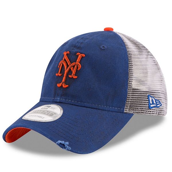 Men's New Era Royal New York Mets Team Rustic 9TWENTY Adjustable Hat