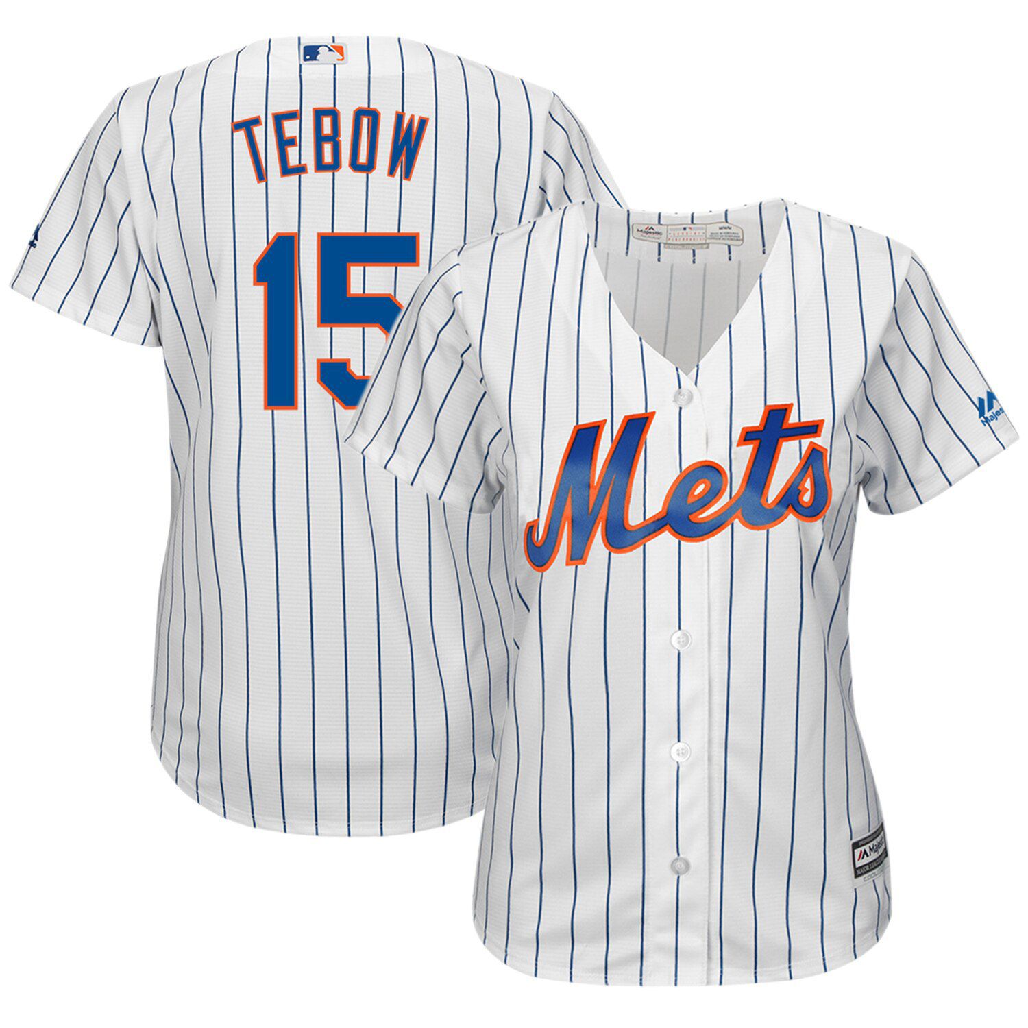 Majestic Tim Tebow White New York Mets 