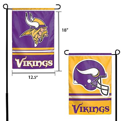 WinCraft Minnesota Vikings 12" x 18" Double-Sided Garden Flag