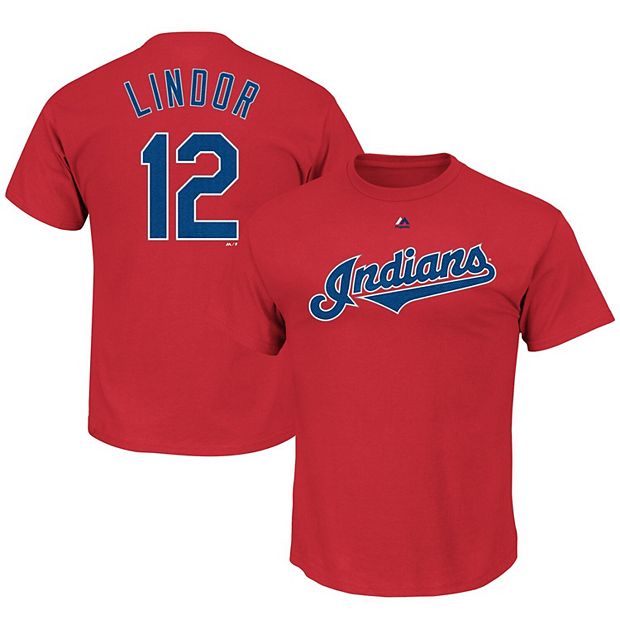 Majestic Cleveland Indians Francisco Lindor Jersey Size Youth