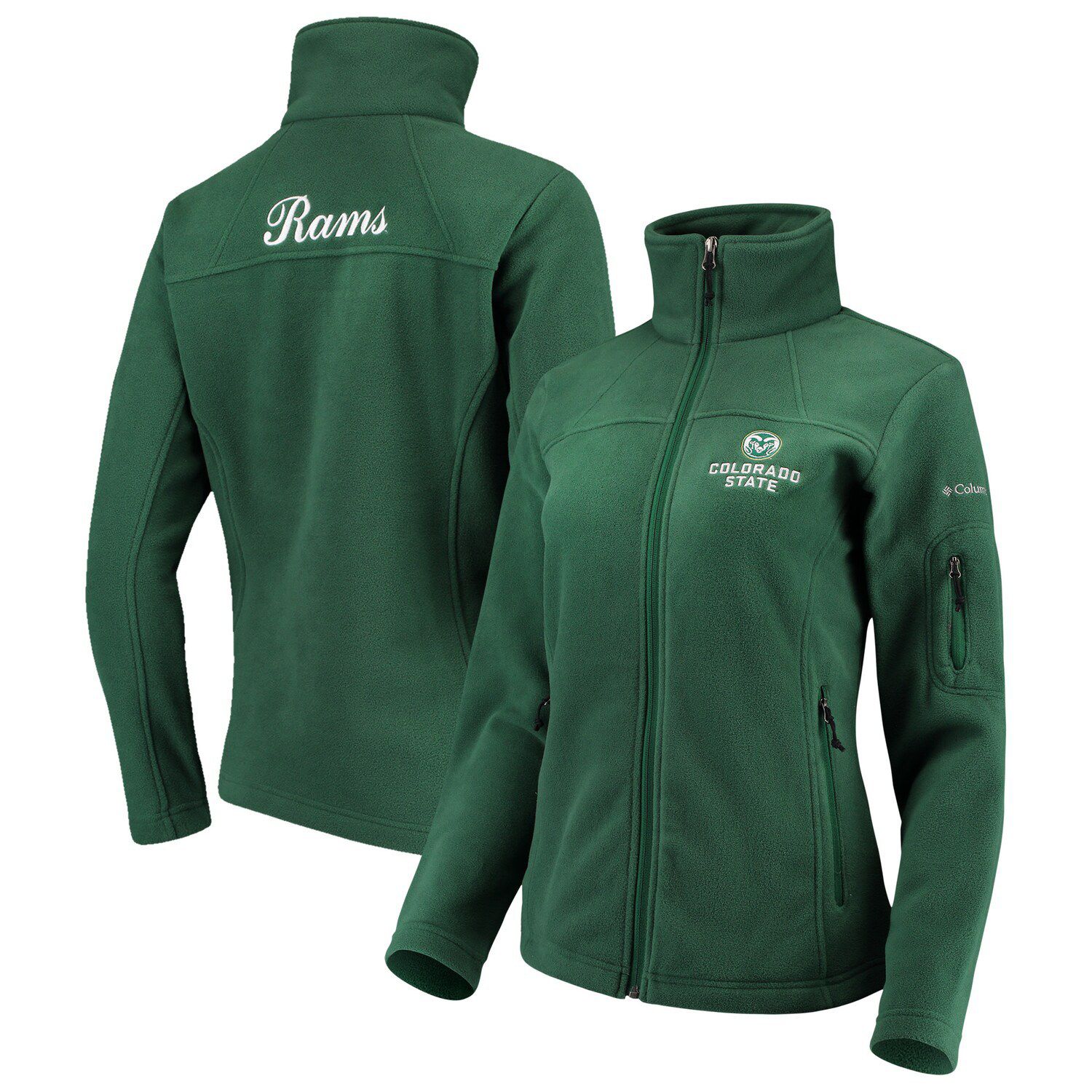 Image for Unbranded Women's Columbia Green Colorado State Rams Team Give & Go Full-Zip Jacket at Kohl's.