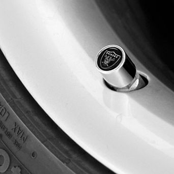 Oakland Raiders Valve Stem Covers