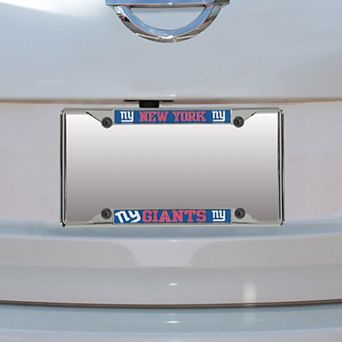 New York Giants Small Over Small Mega License Plate Frame
