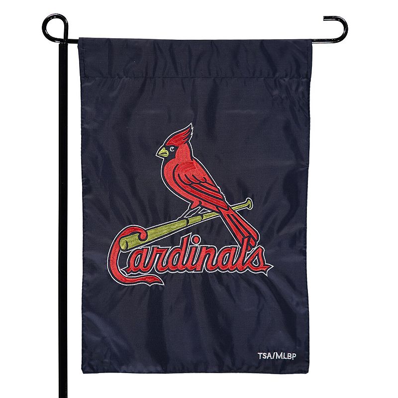 St. Louis Cardinals 12.5 x 19 Applique Double-Sided Garden Flag, Multi