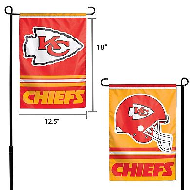 WinCraft Kansas City Chiefs 12" x 18" Double-Sided Garden Flag