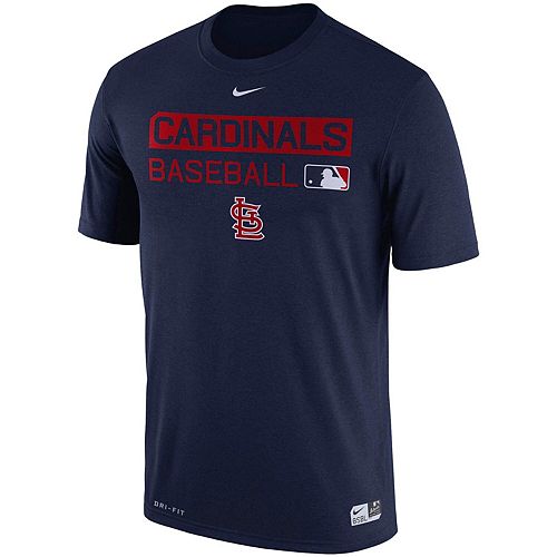 Men&#39;s Nike Navy St. Louis Cardinals Authentic Collection Legend Team Issue Performance T-Shirt
