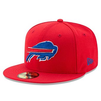 Men's New Era Red Buffalo Bills Omaha 59FIFTY Fitted Hat
