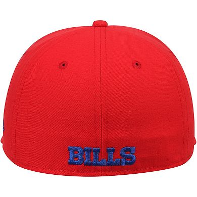 Men's New Era Red Buffalo Bills Omaha 59FIFTY Fitted Hat
