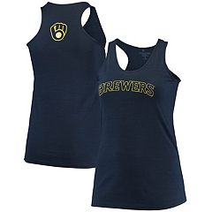 Lids Milwaukee Brewers Concepts Sport Women's Wordmark Meter Muscle Tank Top  & Pants Sleep Set - Navy/Gold