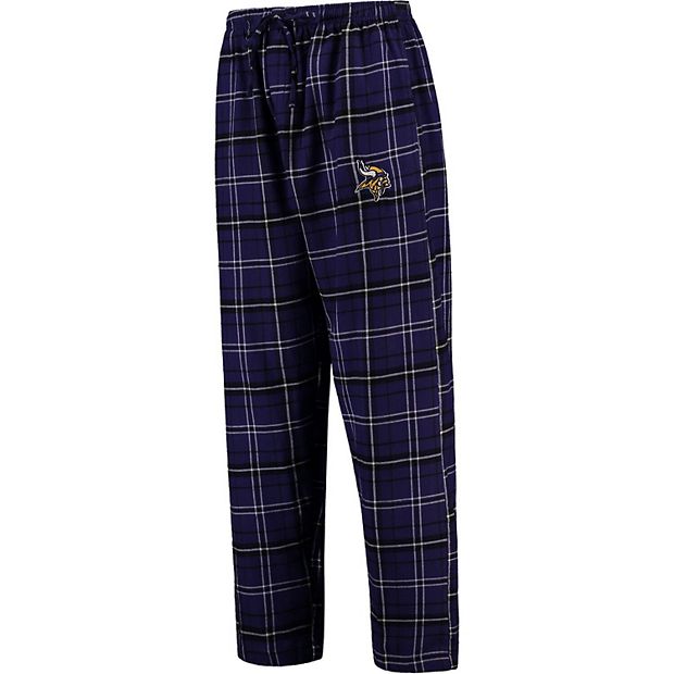 Men s Concepts Sport Purple Minnesota Vikings Ultimate Plaid Flannel Pajama Pants