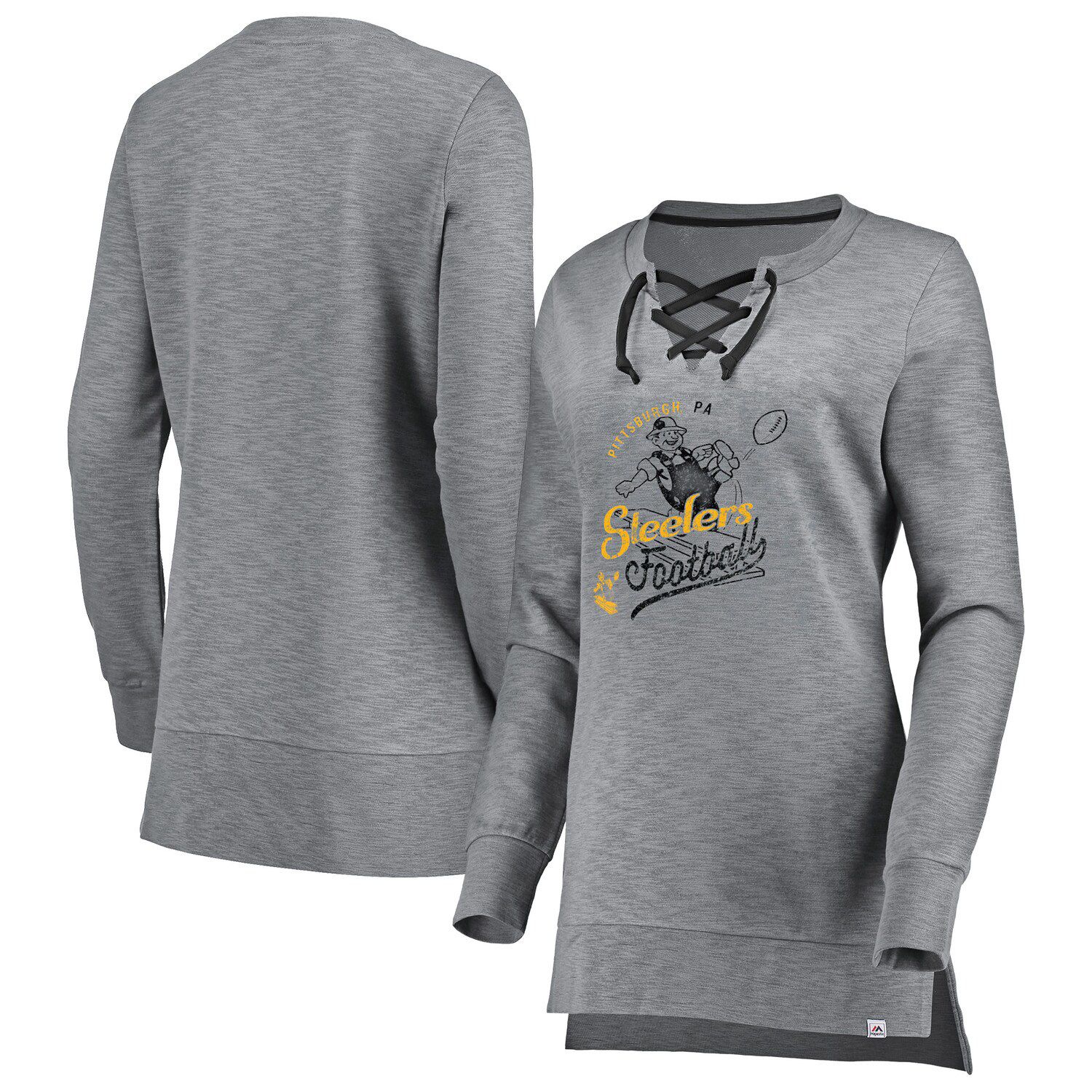 gray steelers sweatshirt