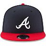 Men's New Era Navy/Red Atlanta Braves Team Color 9FIFTY Snapback Hat