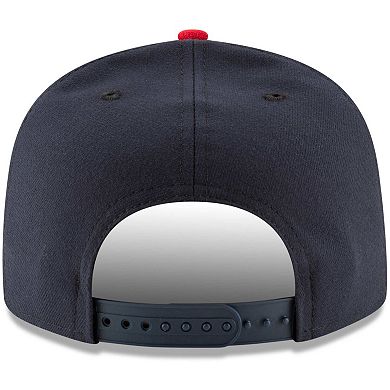 Men's New Era Navy/Red Atlanta Braves Team Color 9FIFTY Snapback Hat