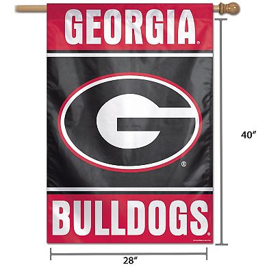WinCraft Georgia Bulldogs 28" x 40" Wordmark Single-Sided Vertical Banner