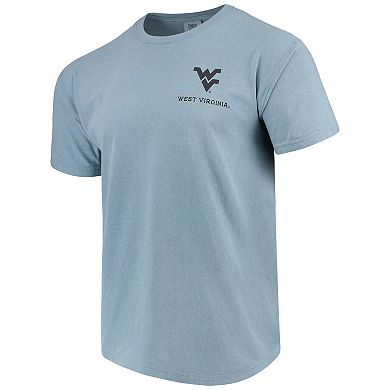 Men's Blue West Virginia Mountaineers State Scenery Comfort Colors T-Shirt