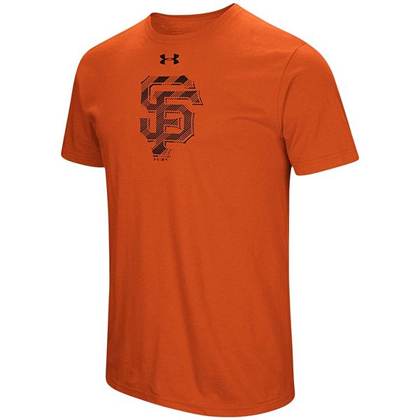artillería Todo tipo de Entretener Men's Under Armour Orange San Francisco Giants Passion Alternate Logo  T-Shirt