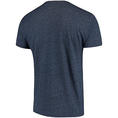 Men's Original Retro Brand Navy BYU Cougars School Logo Mock Twist T-Shirt