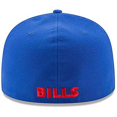 Men's New Era Royal Buffalo Bills Omaha Throwback 59FIFTY Fitted Hat