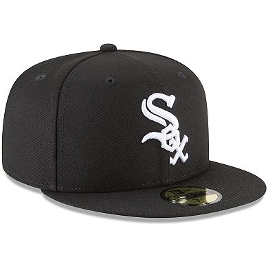 Men's New Era Black Chicago White Sox 59FIFTY Fitted Hat
