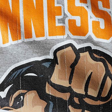 Youth Champion Gray Tennessee Volunteers Strong Mascot T-Shirt