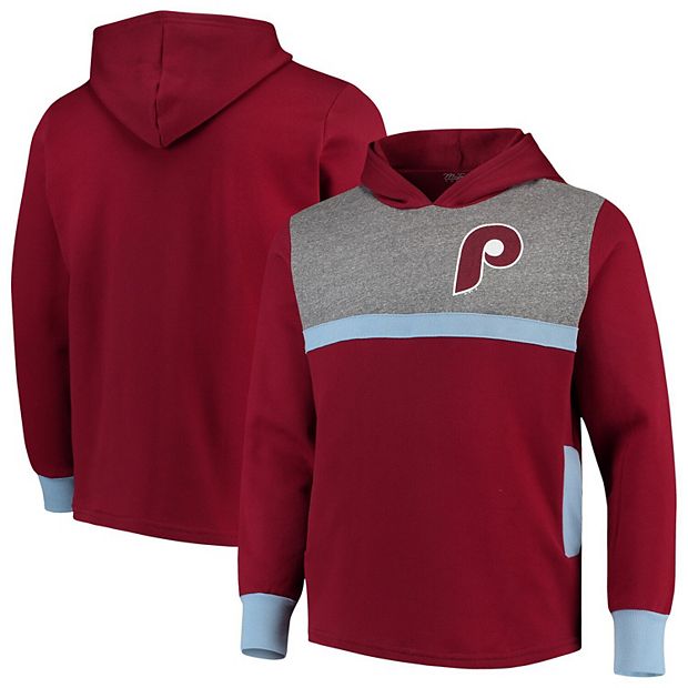 Majestic Philadelphia Phillies Short Sleeve Warm Up Windbreaker