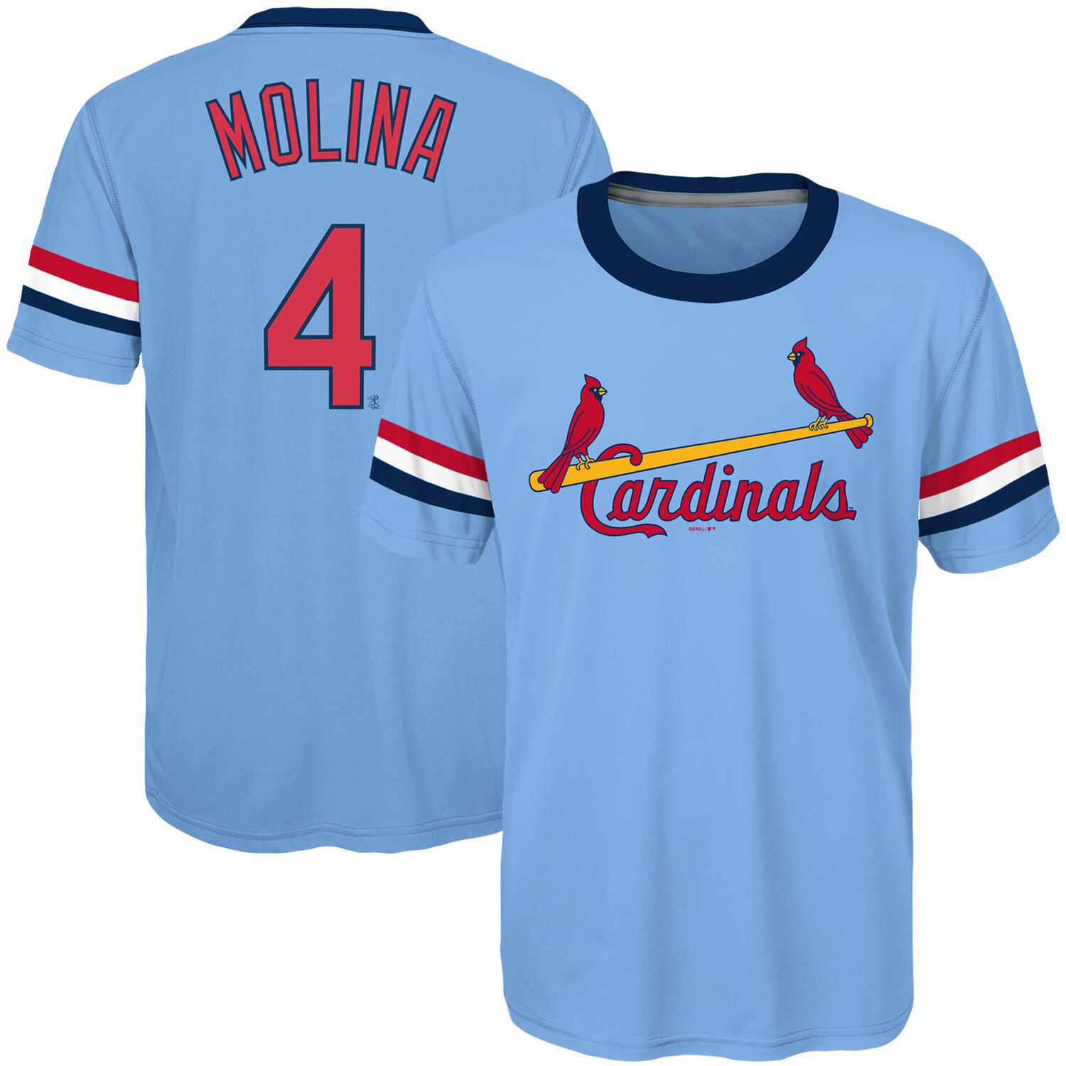 st louis cardinals light blue jersey