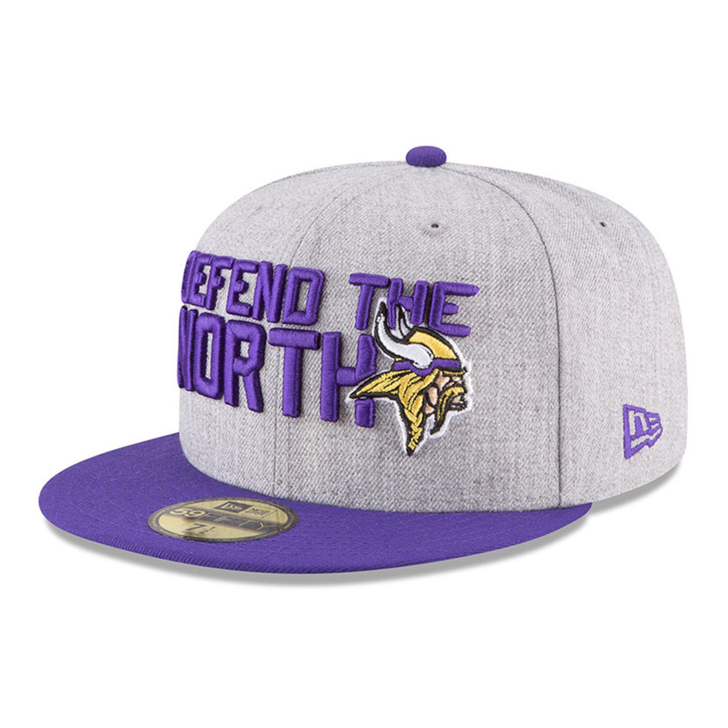 gray vikings hat