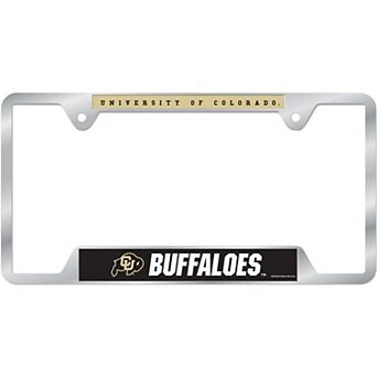 WinCraft Colorado Buffaloes Logo & Name License Plate Frame