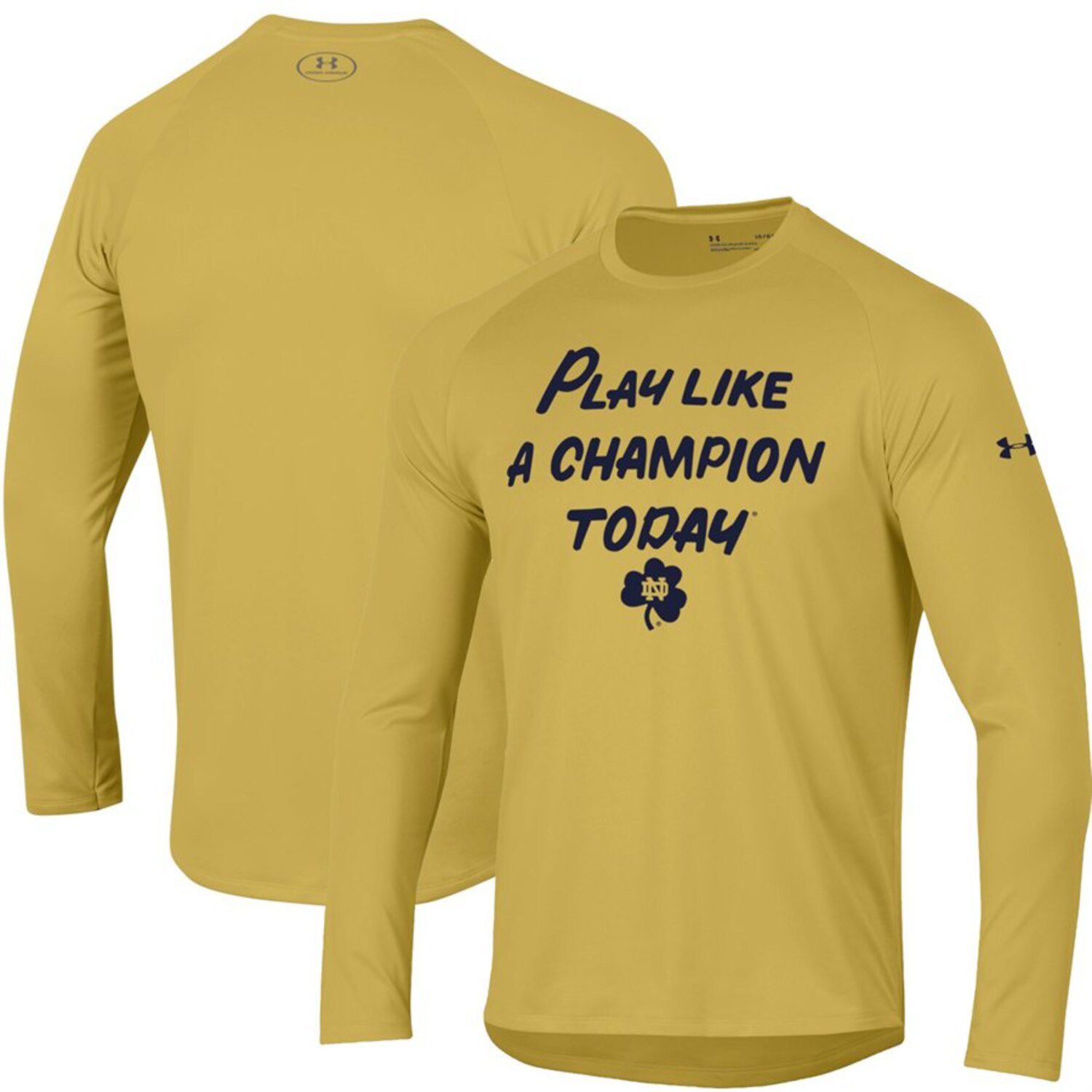 gold under armour long sleeve
