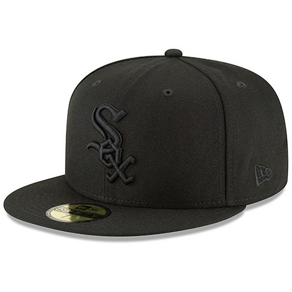 Men's New Era Black Chicago White Sox Primary Logo Basic 59FIFTY Fitted Hat