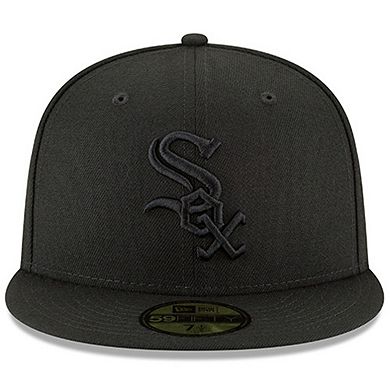 Men's New Era Black Chicago White Sox Primary Logo Basic 59FIFTY Fitted Hat