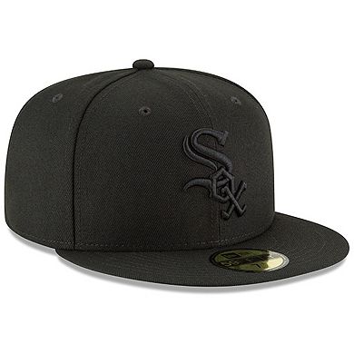Men's New Era Black Chicago White Sox Primary Logo Basic 59FIFTY Fitted Hat