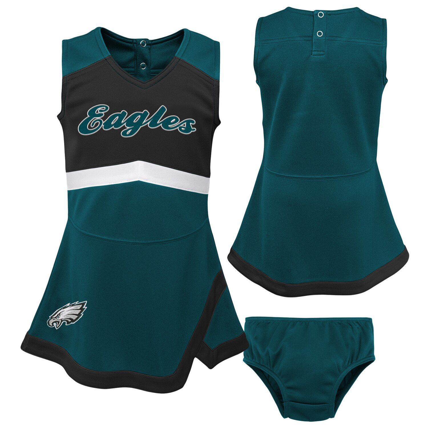 philadelphia eagles toddler dress