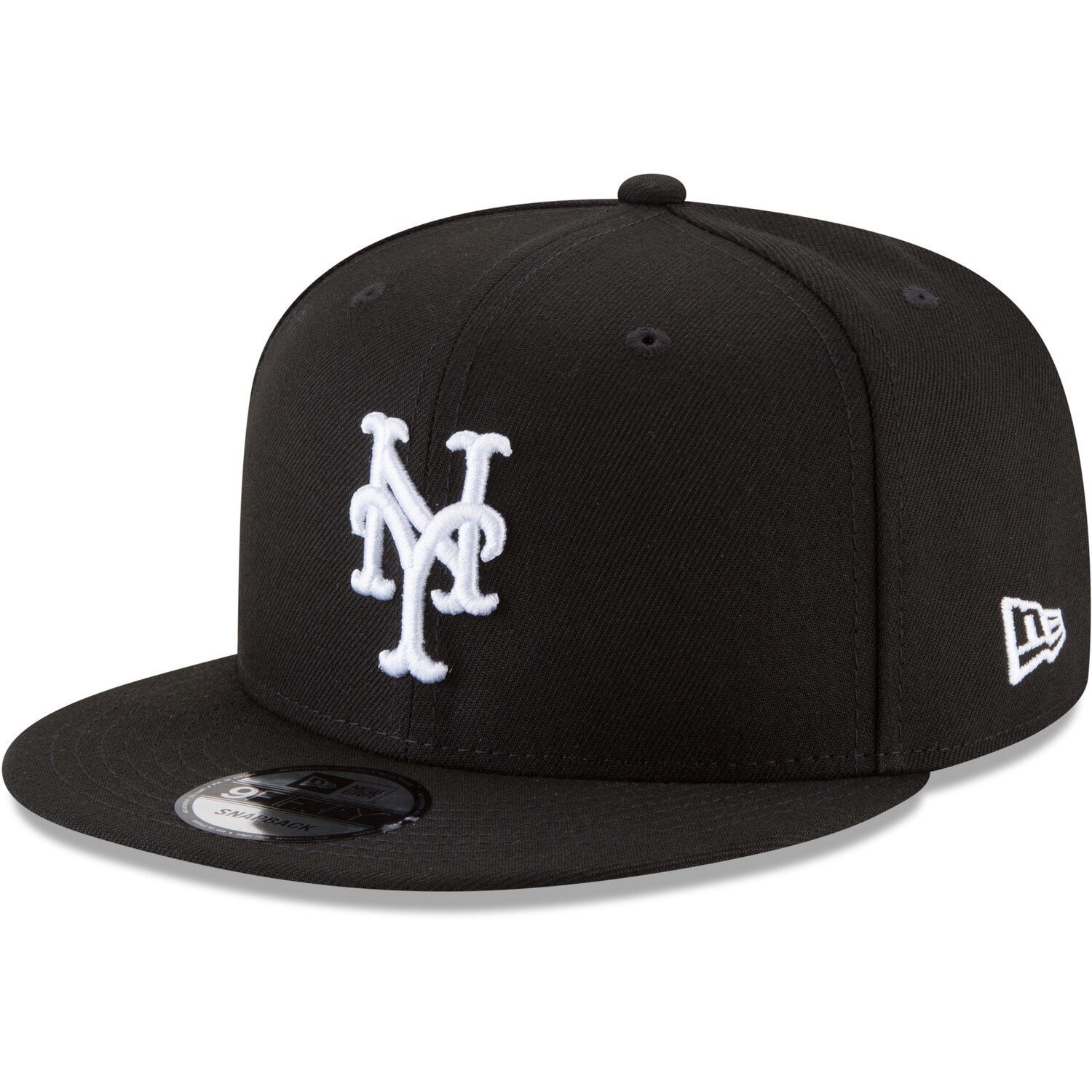 mets black snapback