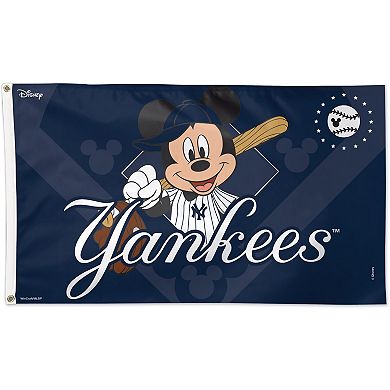 WinCraft New York Yankees Single-Sided 3' x 5' Deluxe Disney Flag