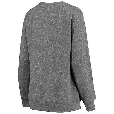 Women's Pressbox Heathered Gray Nebraska Huskers Big Team Logo Knobi ...