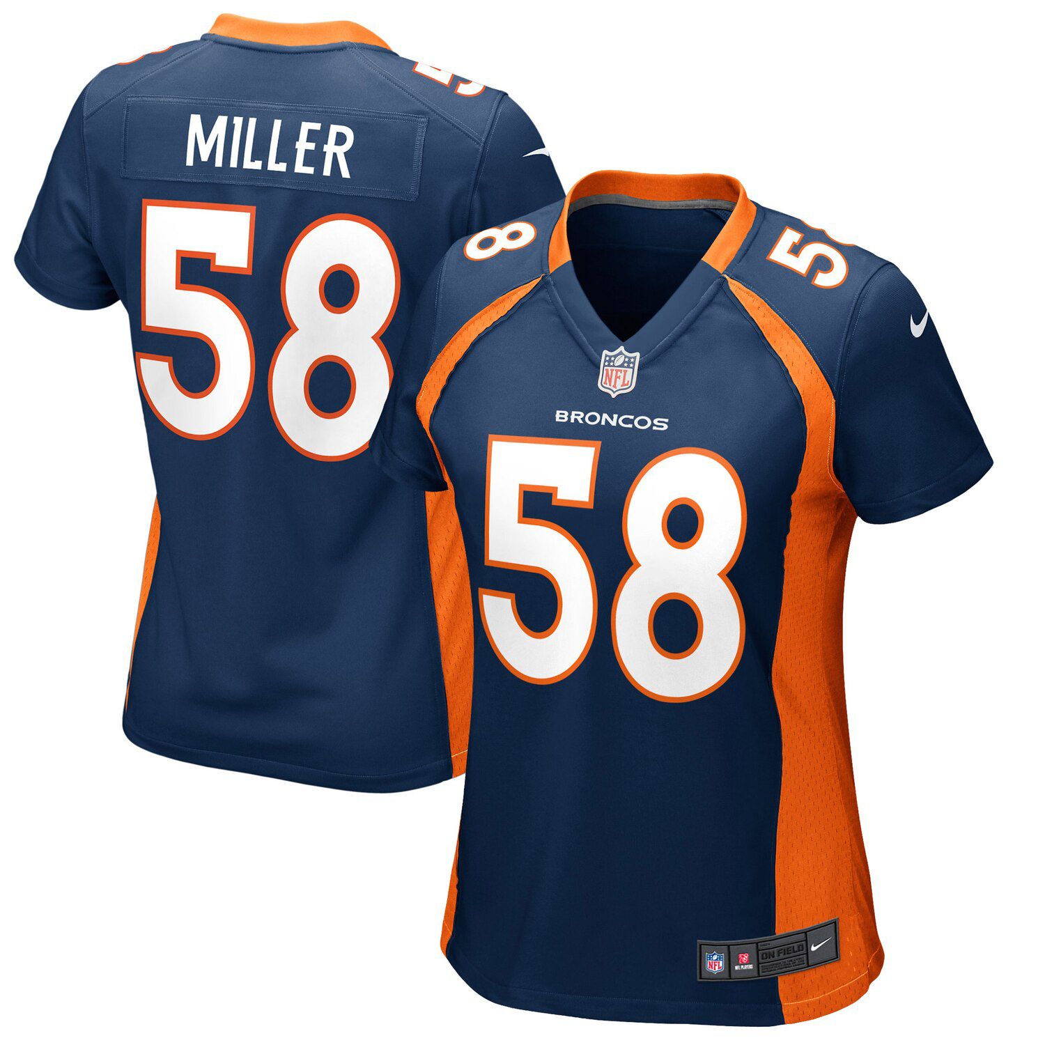 broncos blue jersey