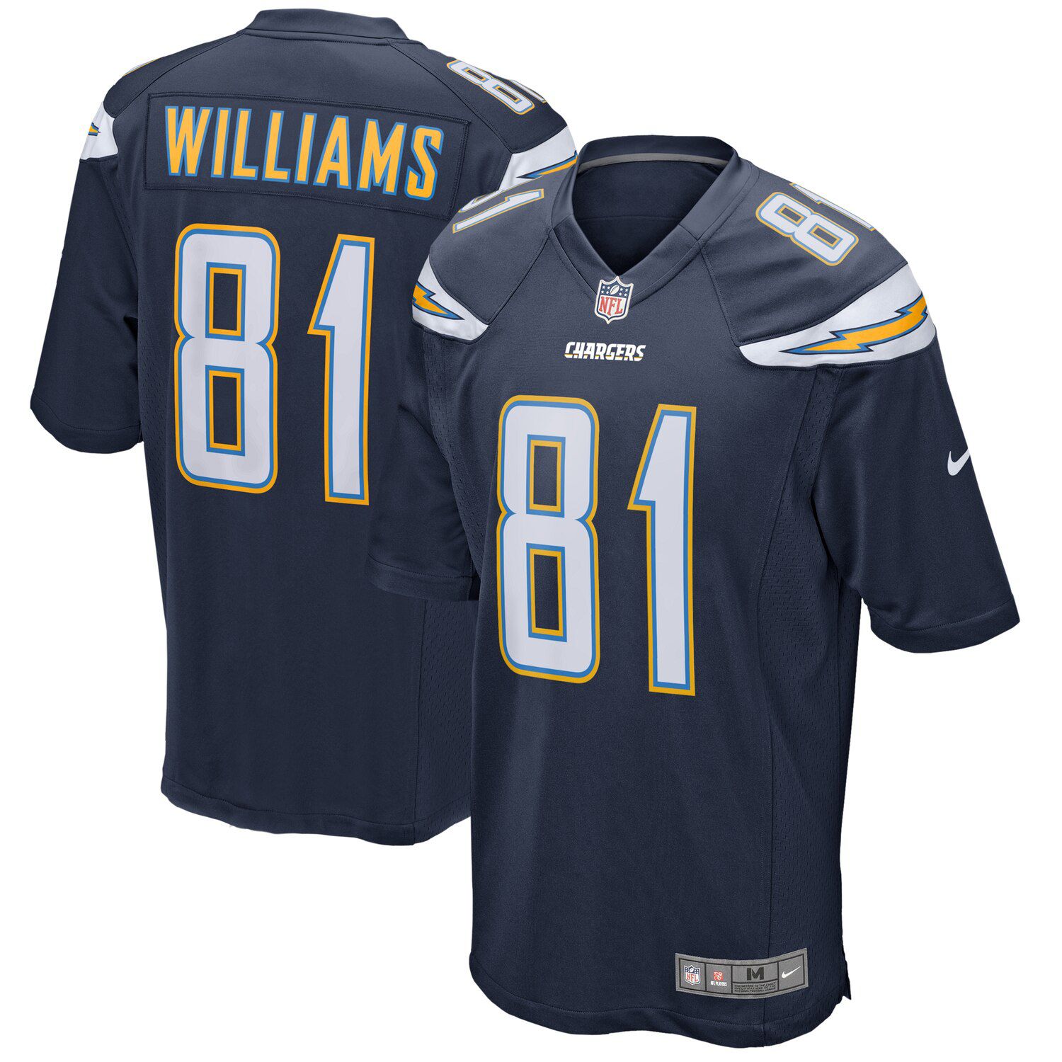 Mike Williams Navy Los Angeles Chargers 