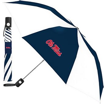 WinCraft White/Navy Ole Miss Rebels 42" Folding Umbrella