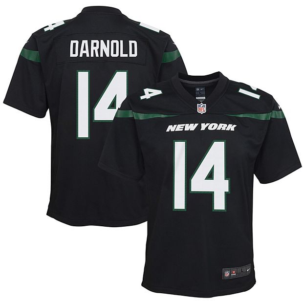 Youth Nike Sam Darnold Stealth Black New York Jets Game Jersey