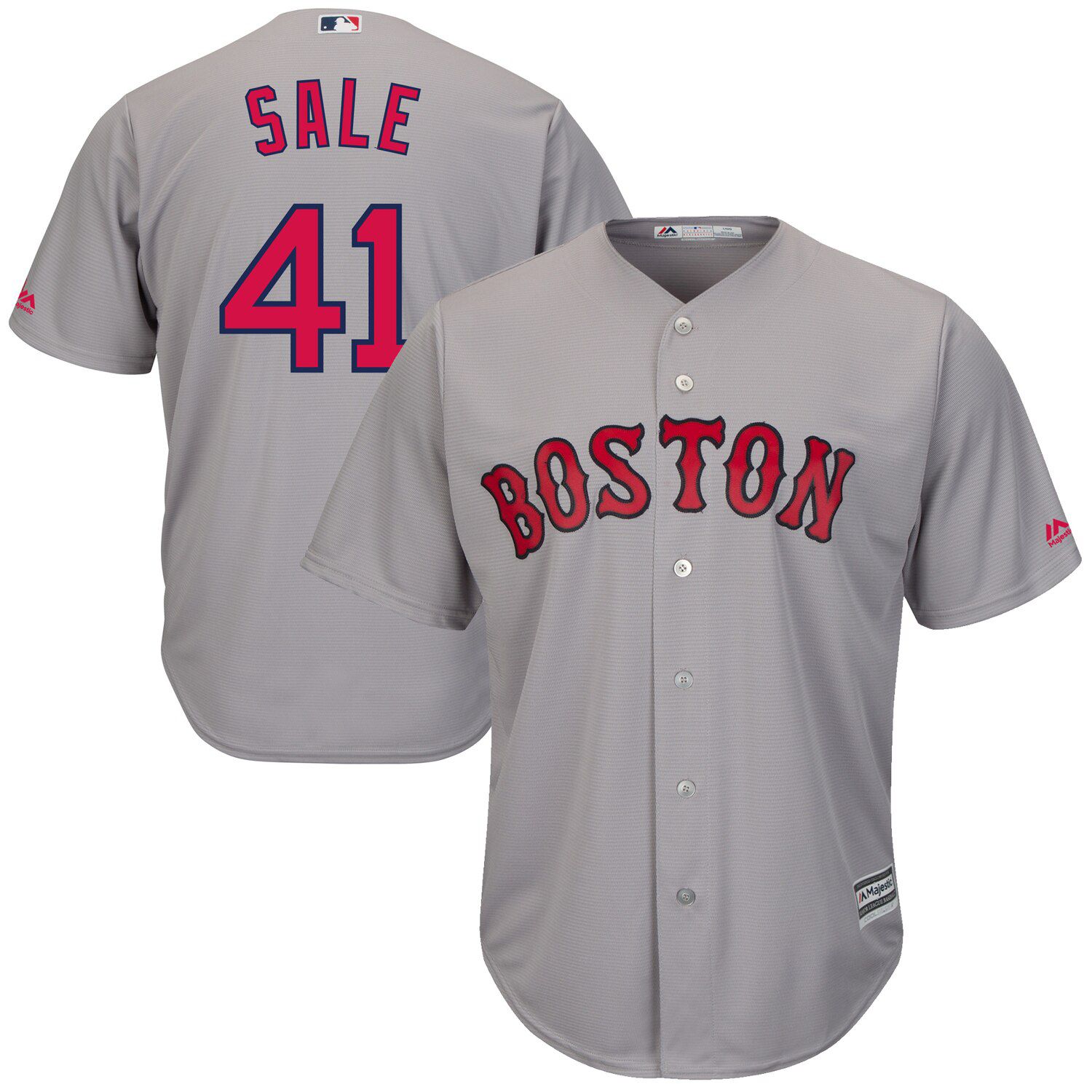 Majestic Chris Sale Gray Boston Red Sox 