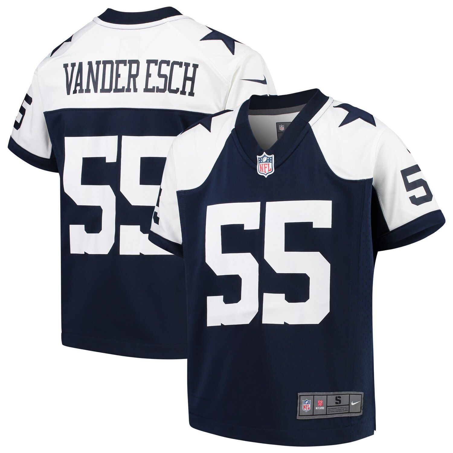 Youth Nike Leighton Vander Esch Navy 