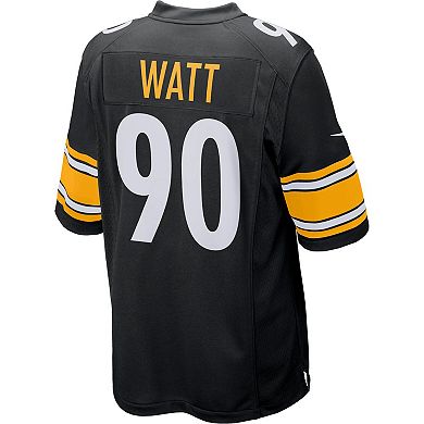 Youth Nike T.J. Watt Black Pittsburgh Steelers Game Jersey